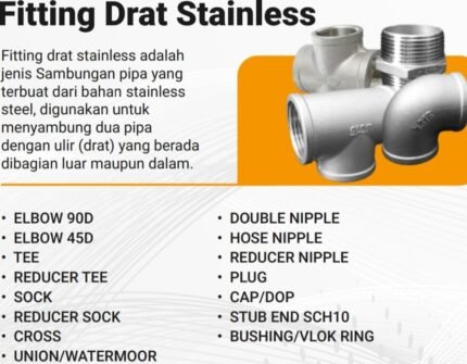 FITTING DRAT DALAM STAINLESS STELL 304-316