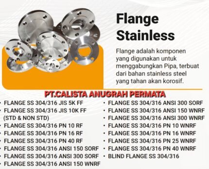 FLANGE STAINLESS STEEL 304/316 PN 10-16-40 RF