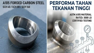 Jual Weldolet A105 SCH 40 80 160 1.3.